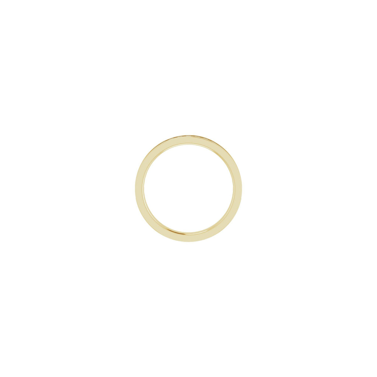 Princess Diamond Channel-Set Half Eternity Band in 14K Gold - 14K Yellow Gold