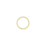 Princess Diamond Channel-Set Half Eternity Band in 14K Gold - 14K Yellow Gold