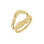 Ring Guard in 14K Gold or Platinum - 14K Yellow Gold