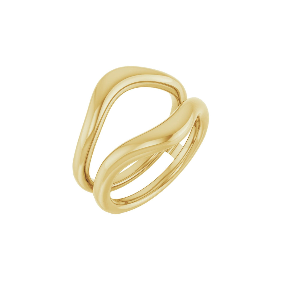 Ring Guard in 14K Gold or Platinum - 14K Yellow Gold