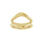 Ring Guard in 14K Gold or Platinum - 14K Yellow Gold