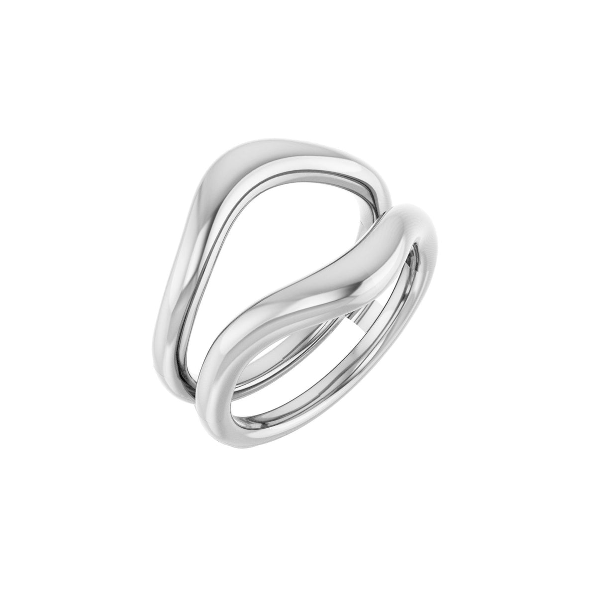 Ring Guard in 14K Gold or Platinum - Platinum