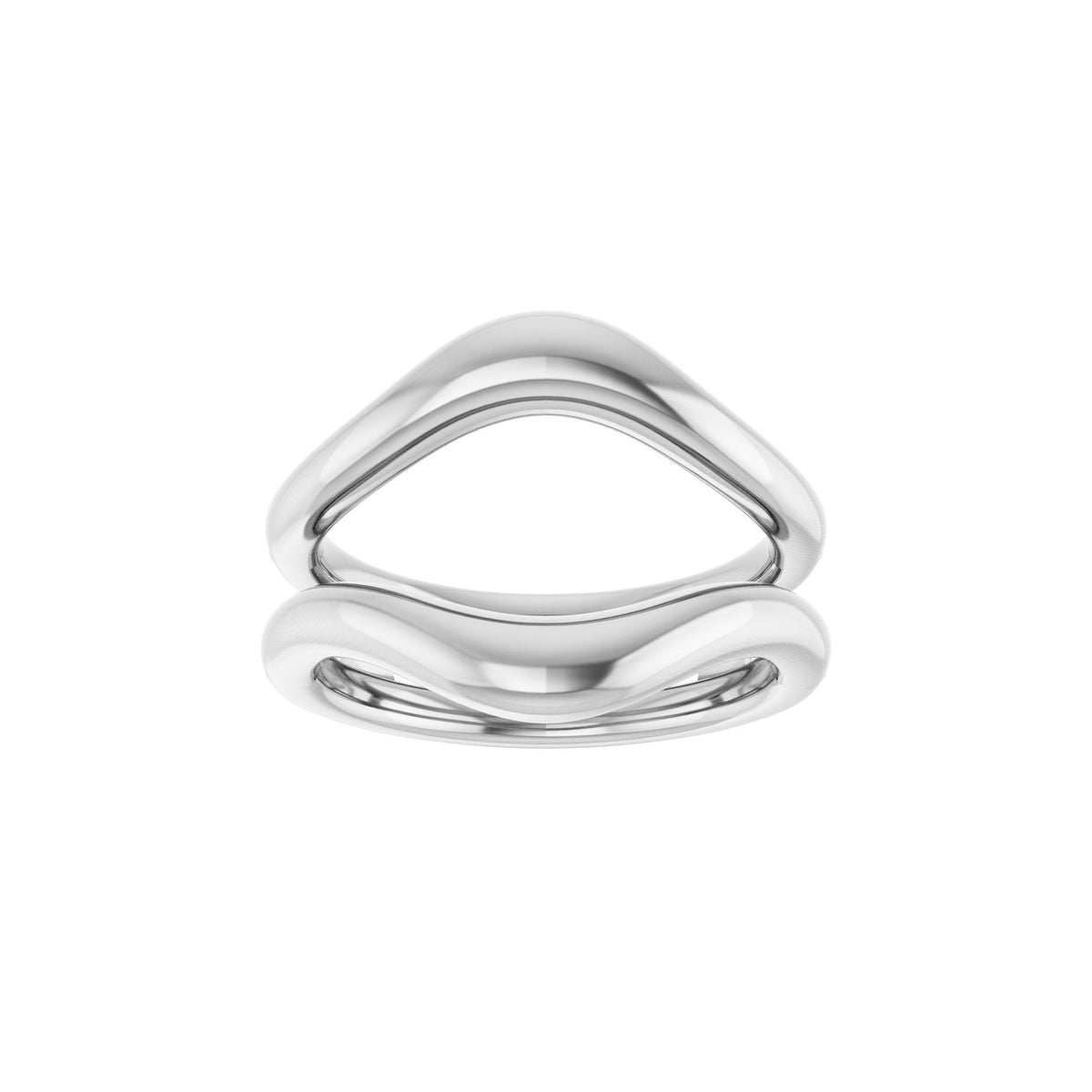 Ring Guard in 14K Gold or Platinum - Platinum