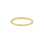 Rope Band in 14K & 18K Gold, 1.7 mm-2.3 mm - 14K Yellow Gold