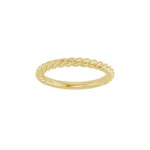 Rope Band in 14K & 18K Gold, 1.7 mm-2.3 mm - 14K Yellow Gold
