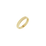 Rope Comfort-Fit Band in 14K Gold - 14K Yellow Gold
