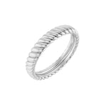 Rope Comfort-Fit Band in 14K Gold - 14K White Gold
