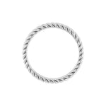 Rope Comfort-Fit Band in 14K Gold - 14K White Gold