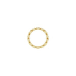 Round Diamond Bezel-Set Eternity Band in 14K Gold - 14K Yellow Gold