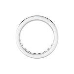 Round Lab-Grown Diamond Channel-Set Eternity Band in 14K Gold - 14K White Gold