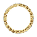 Round Lab-Grown Diamond Eternity Band in 14K Gold - 14K Yellow Gold