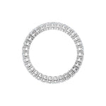 Round Lab-Grown Diamond Shared-Prong Eternity Band in 14K Gold - 14K White Gold