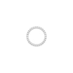 Round Lab-Grown Diamond Shared-Prong Eternity Band in 14K Gold - 14K White Gold