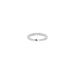 Round Lab-Grown Diamond Shared-Prong Eternity Band in 14K Gold - 14K White Gold