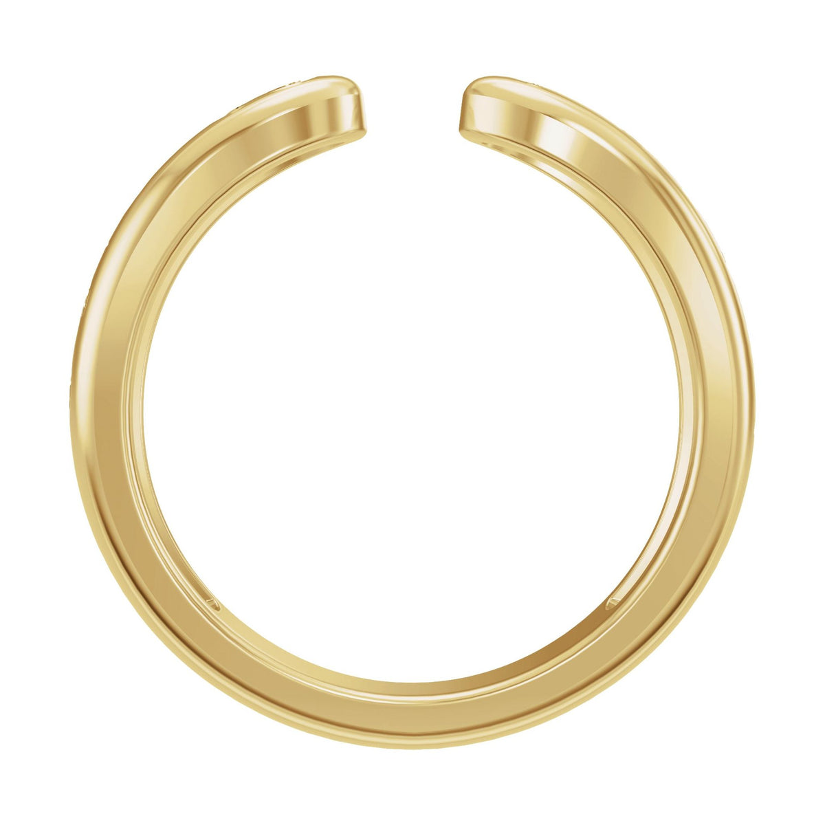 Vintage-Inspired Open Band in 14K Gold - 14K Yellow Gold