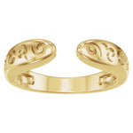Vintage-Inspired Open Band in 14K Gold - 14K Yellow Gold
