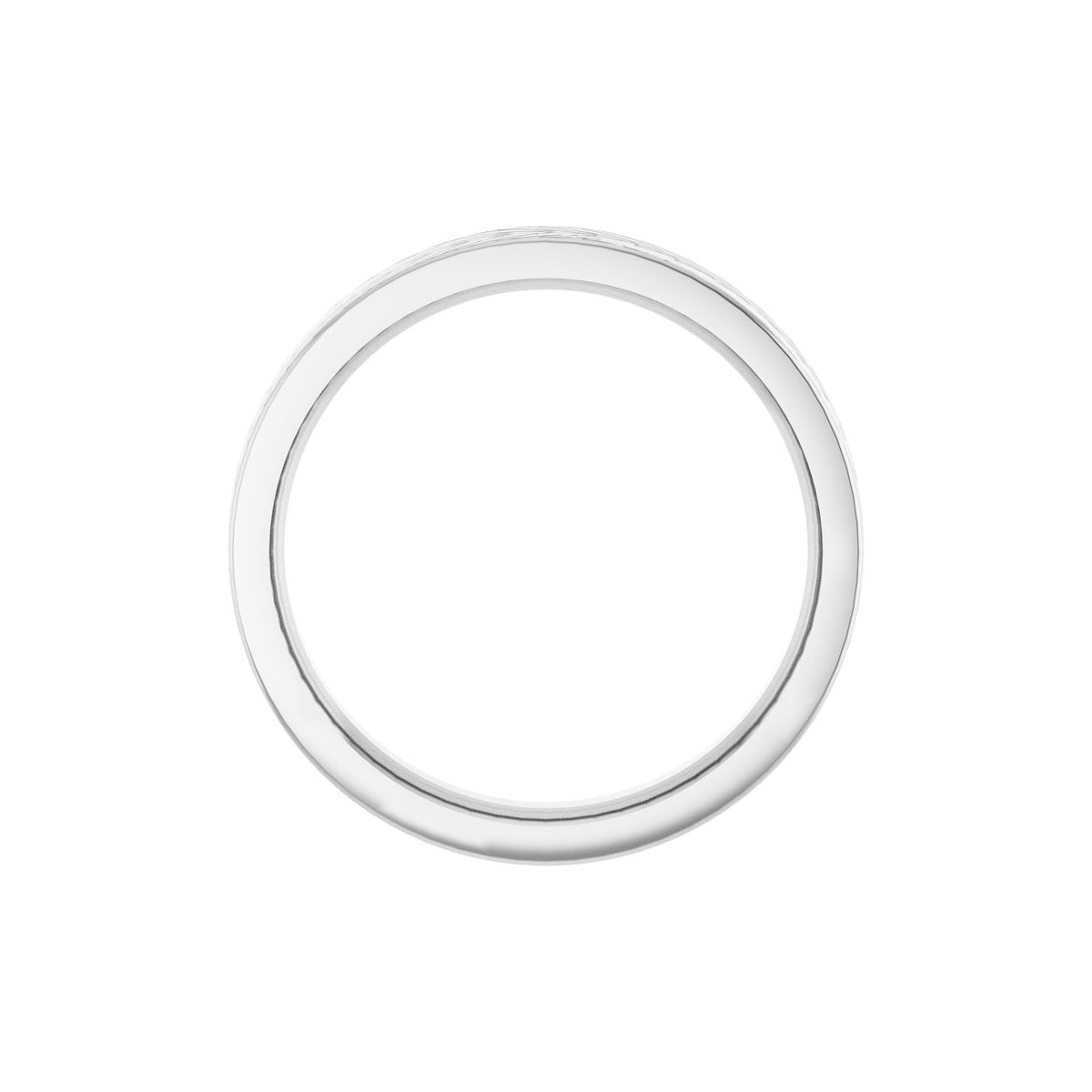 Wheat Patterned Band in 14K Gold - 14K White Gold