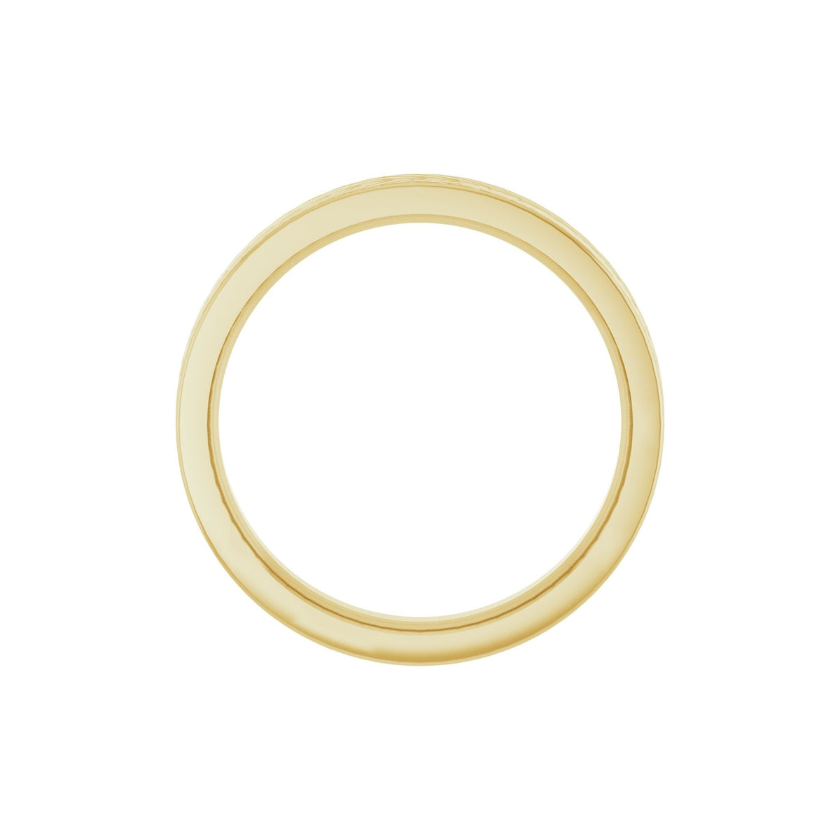 Wheat Patterned Band in 14K Gold - 14K Yellow Gold