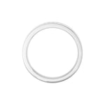 Wheat Patterned Band in 14K Gold - 14K White Gold