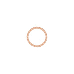 Woven-Design Band in 14K & 18K Gold or Platinum, 2mm Top - 14K Rose Gold