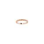Woven-Design Band in 14K & 18K Gold or Platinum, 2mm Top - 14K Rose Gold