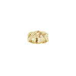 Woven-Design Band in 14K Gold, 8 mm - 14K Yellow Gold