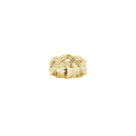 Woven-Design Band in 14K Gold, 8 mm - 14K Yellow Gold