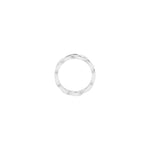 Woven-Design Band in 14K Gold, 8 mm - 14K White Gold