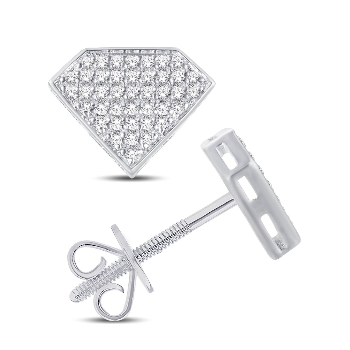 10 Karat White Gold 0.23 Carat Diamond Diamond Earrings-0125754-WG - Picasso Gold & Diamond Jewelry