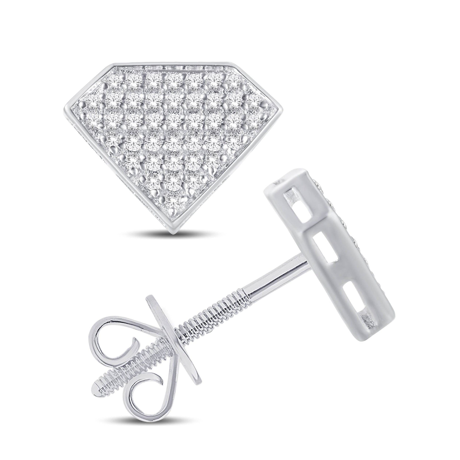 10 Karat White Gold 0.23 Carat Diamond Diamond Earrings-0125754-WG - Picasso Gold & Diamond Jewelry