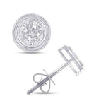 10 Karat White Gold 0.24 Carat Diamond Round Earrings - Picasso Gold & Diamond Jewelry