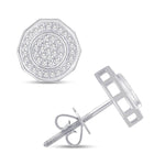 10K White Gold Diamond Fashion Earrings - 0.21 Carat Glamour - Picasso Gold & Diamond Jewelry