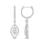 14 Karat White Gold 0.85 Carat Diamond Fashion Dangling - Picasso Gold & Diamond Jewelry