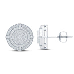 10 Karat White Gold 0.33 Carat Diamond Round Earring - Picasso Gold & Diamond Jewelry