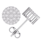 10 Karat White Gold 1.50 Carat Diamond Round Earrings - Picasso Gold & Diamond Jewelry