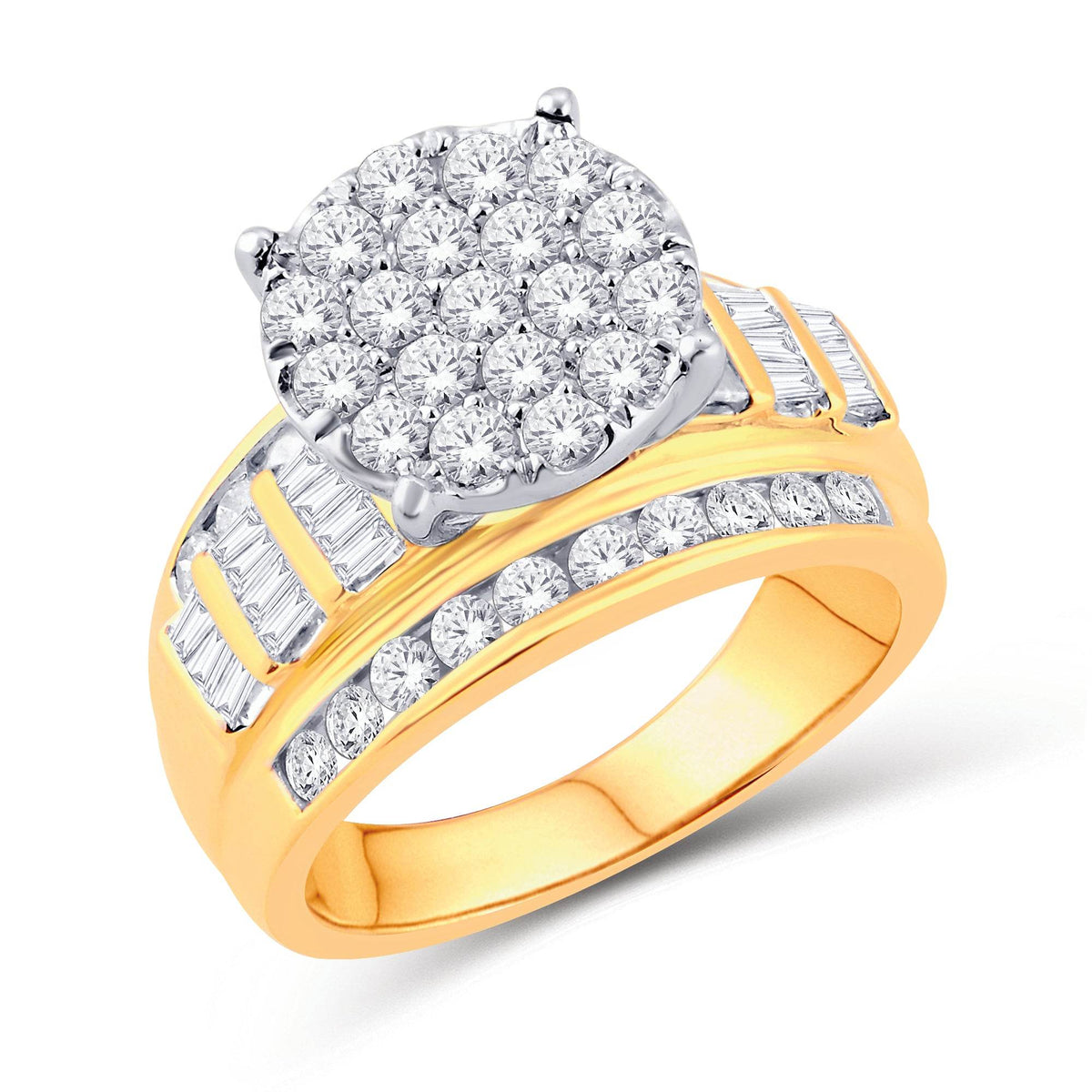 10 Karat Yellow Gold 0.50 Carat Diamond Round Ladies Ring - Picasso Gold & Diamond Jewelry