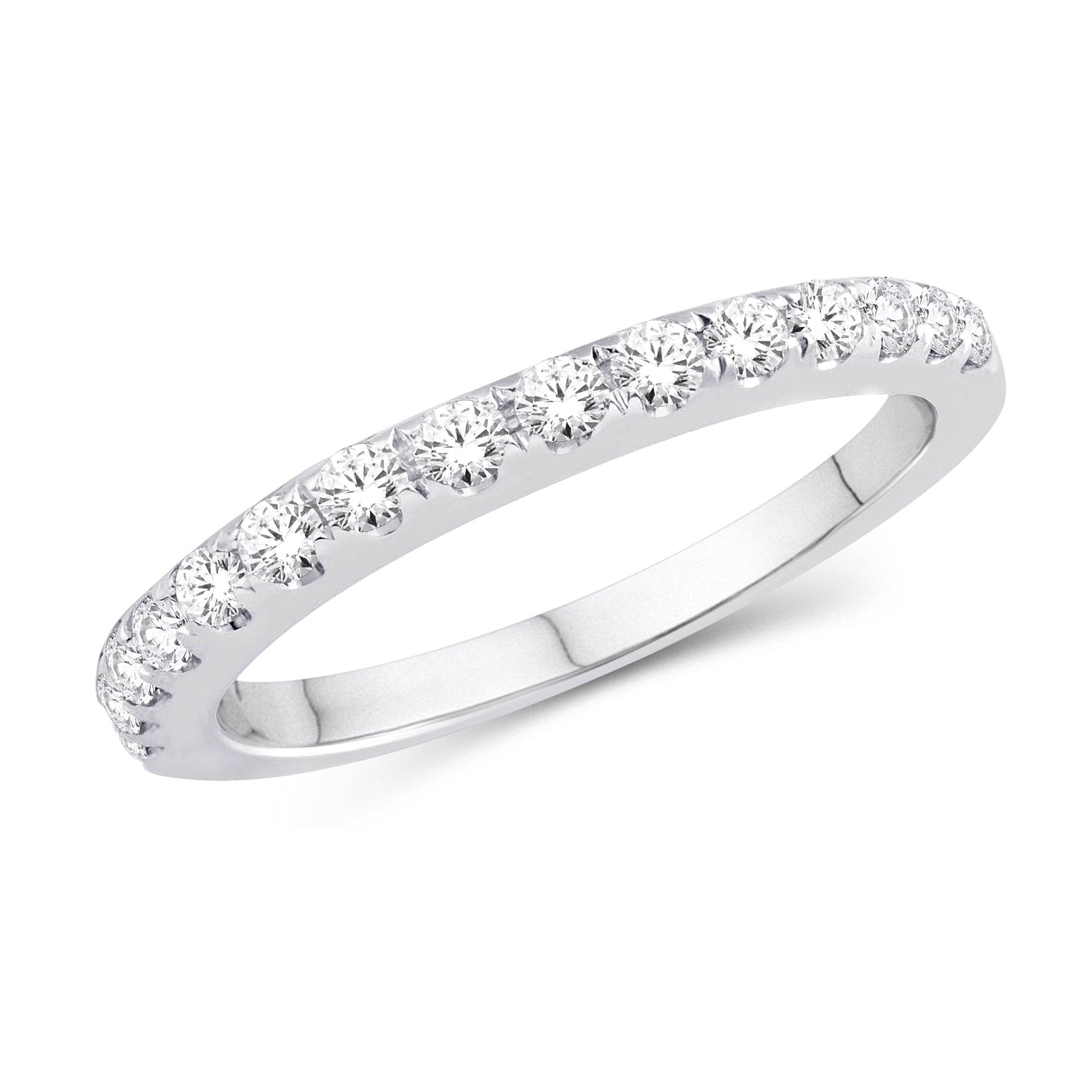 14 Karat White Gold 0.90 Carat Diamond Classic Ladies Band - Picasso Gold & Diamond Jewelry