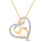 10 Karat Yellow Gold 0.25 Carat Diamond Fashion Pendant - Picasso Gold & Diamond Jewelry