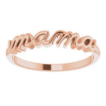 14K Gold Mama Ring - Picasso Gold & Diamond Jewelry