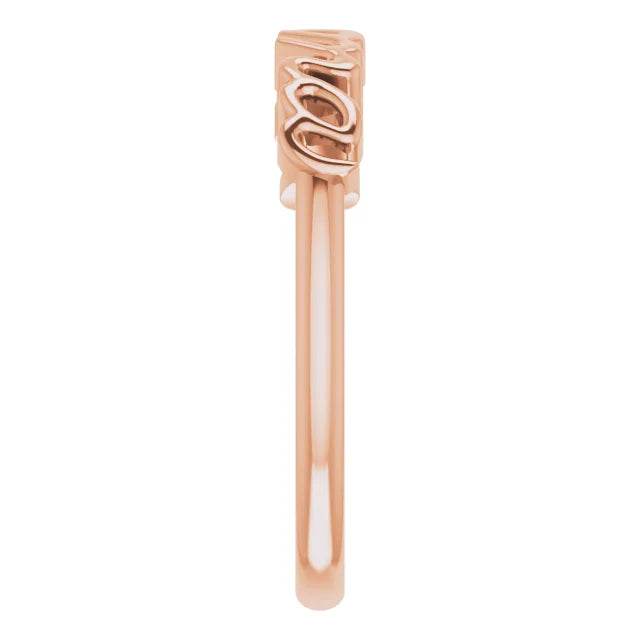14K Gold Mama Ring - Picasso Gold & Diamond Jewelry