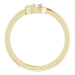 14K Yellow 1/10 CT Natural Diamond Celestial Ring - Picasso Gold & Diamond Jewelry