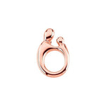 14K Rose Gold 14.5 x 9.8 mm Mother and Child® Slide Pendant - Picasso Gold & Diamond Jewelry