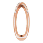 14K Rose 1/6 CTW Natural Diamond Criss-Cross Ring - Picasso Gold & Diamond Jewelry