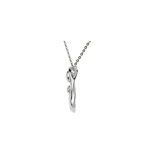 Sterling Silver 1 Child Mother's Embrace 16" Necklace