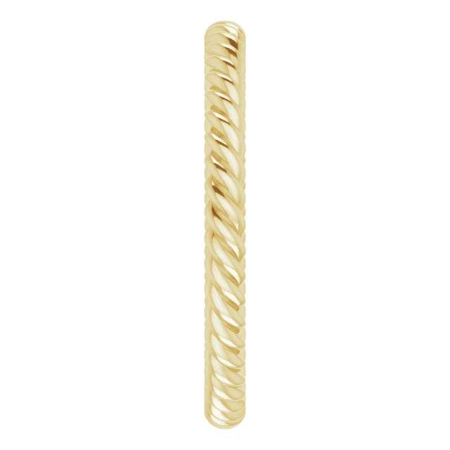 Skinny Rope Band 14K White Gold - Picasso Gold & Diamond Jewelry